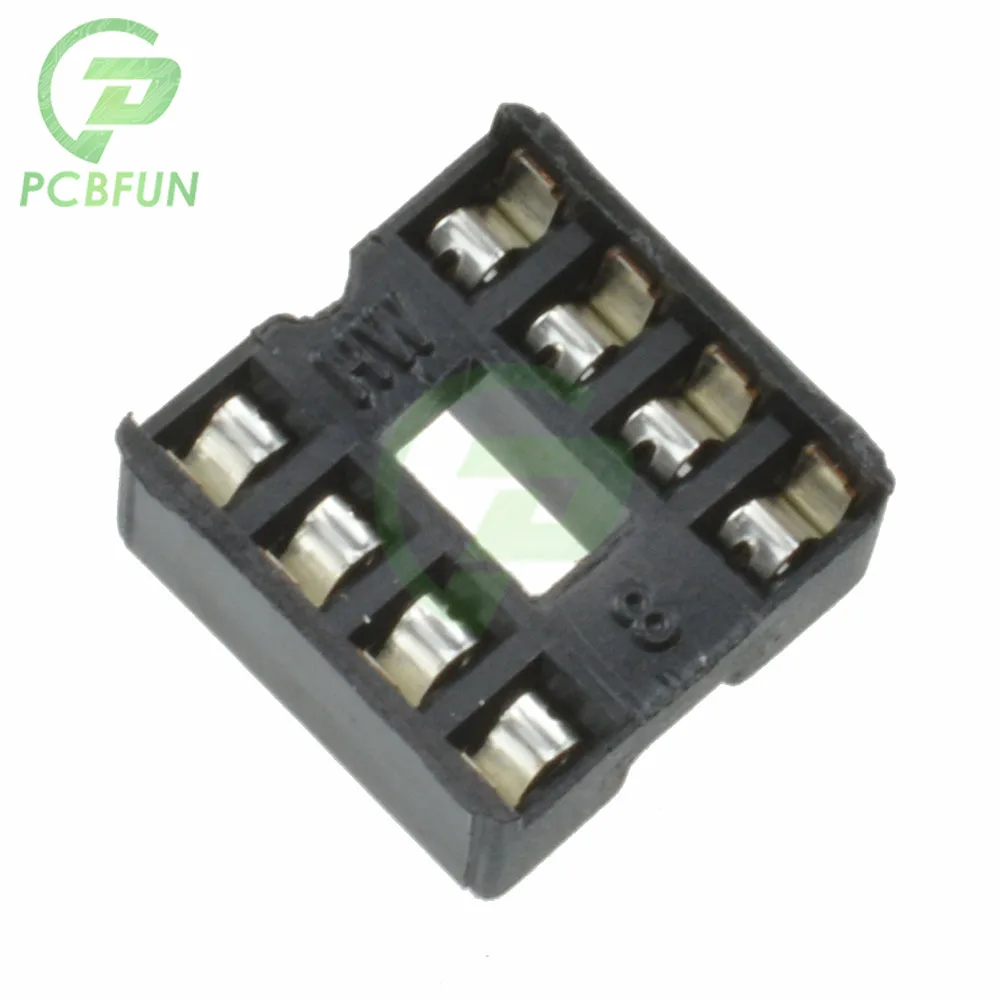 1/10/50PCS 8pin DIP IC Sockets Adaptor Solder Type 8 Pin 100% Original 2.54mm DIY