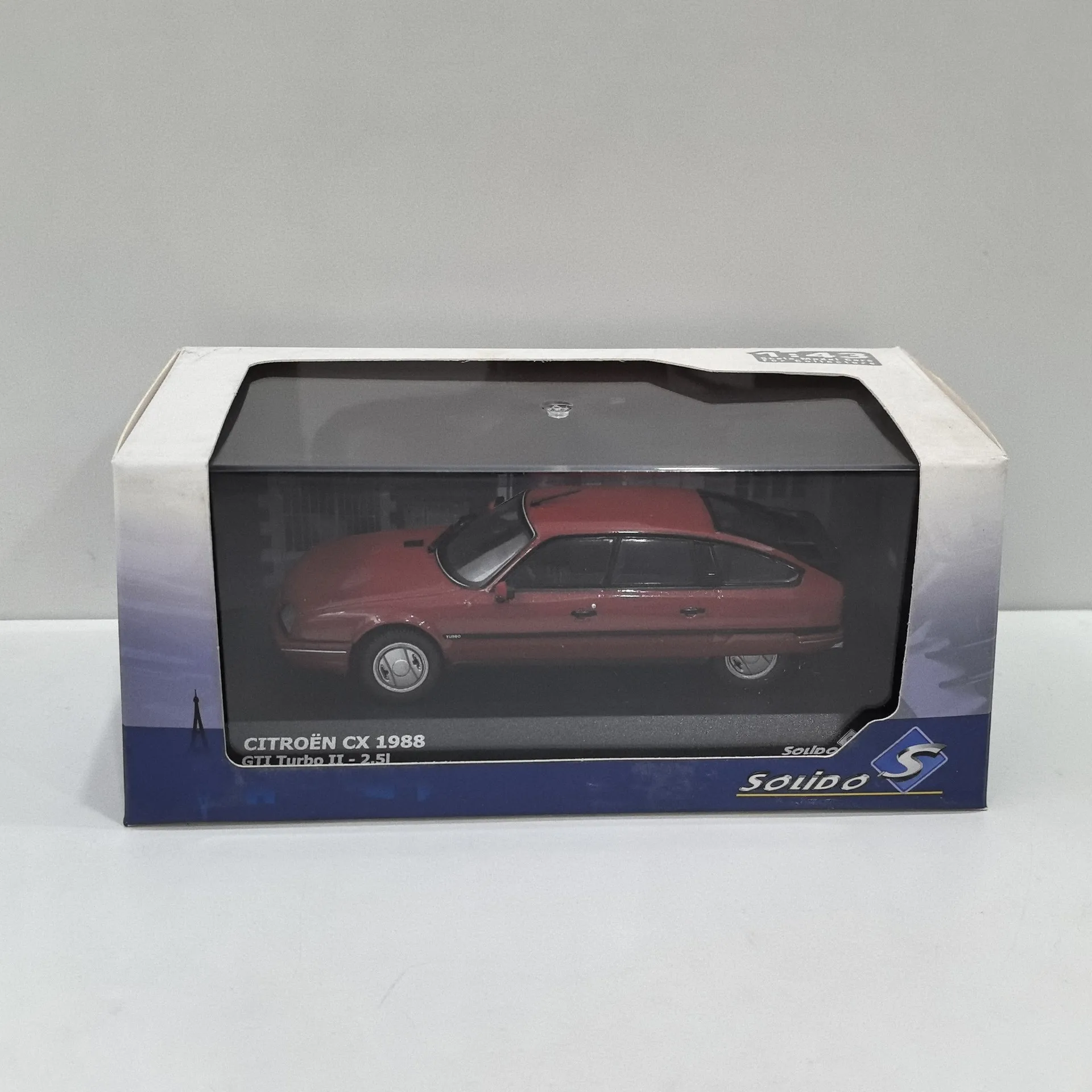 

Diecast Solido 1:43 Scale Citroen CX GTI Turbo II 1988 Citroen Alloy Car Model Collectible Toy Gift Souvenir Display Ornament