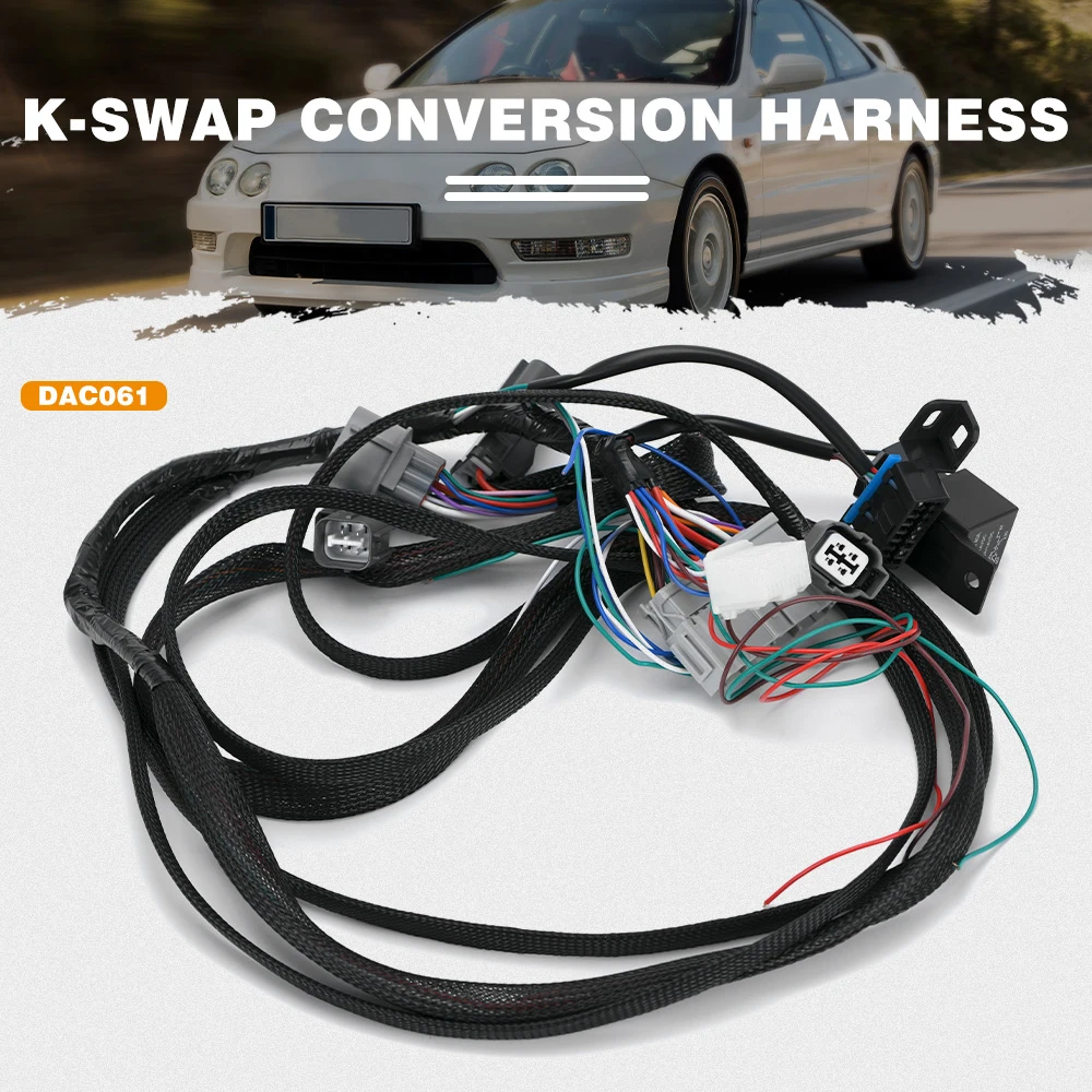 For K20 K24 K-Swap Conversion Harness For EG Civic (92-95) & DC2 Integra DAC061 For Honda