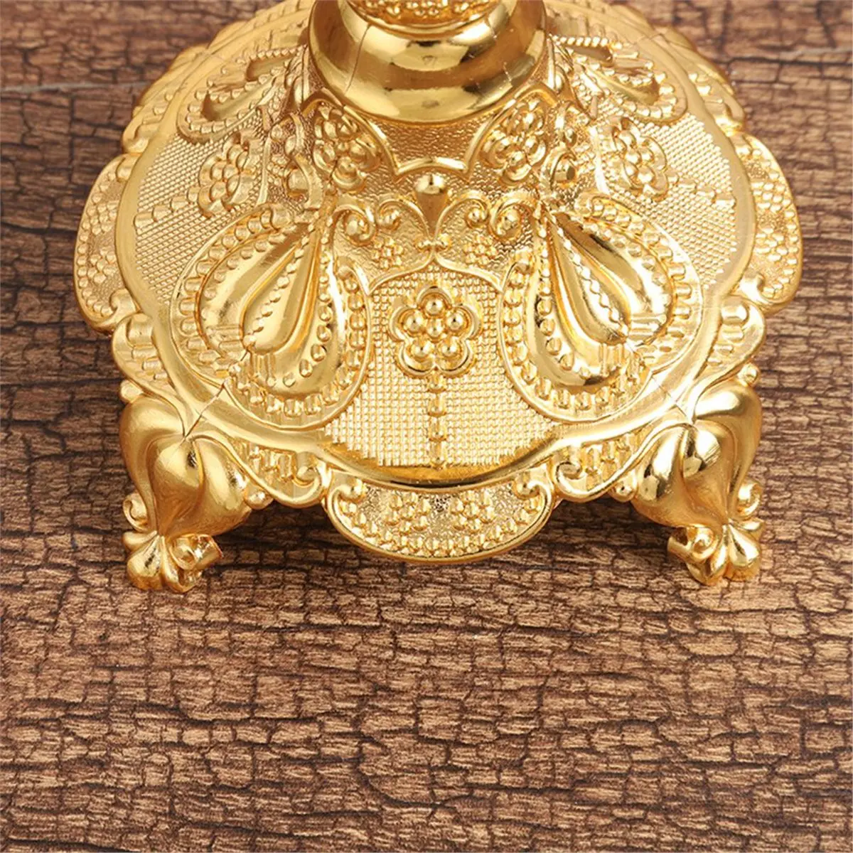 

Elegant Metal Candelabra for Weddings, Home Decor, and Special Events, Holds 5 Candles