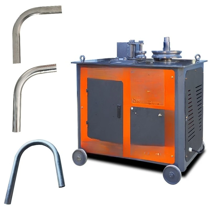 Hydraulic pipe bending machine for metal pipe bending angle