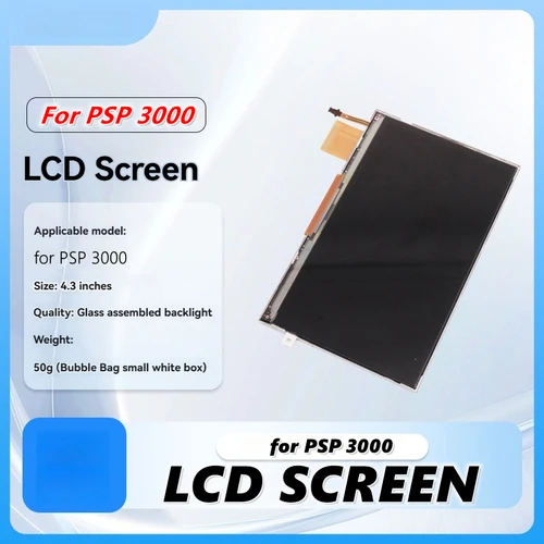 Imagen 2 del producto Para PSP 3000 laminación pantalla LCD IPS LCD 1 ud./2 uds/5 uds para PSP 3000 pantalla HD pantalla de alta resolución reparación de consolas de juegos