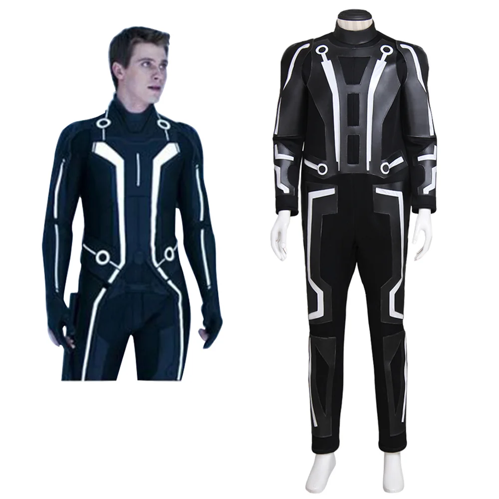 

Movie Tron Cosplay Legacy Costumes Men Fancy Suits Full Set Halloween Carnival Outfits
