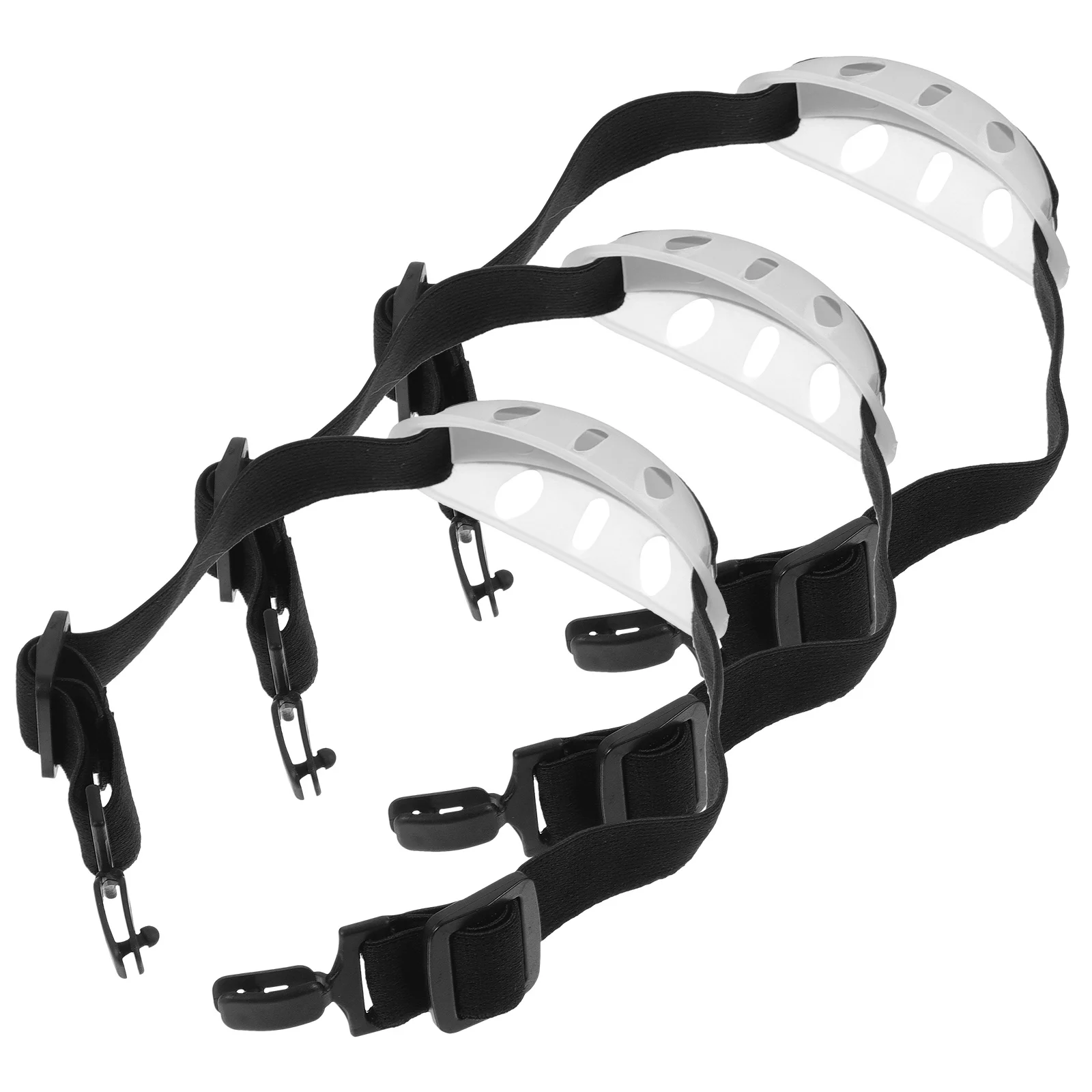 

3Pcs Replaceable Hard Hat Chin Strap Adjustable Safety Belt with Elastic for Workplace Protection
