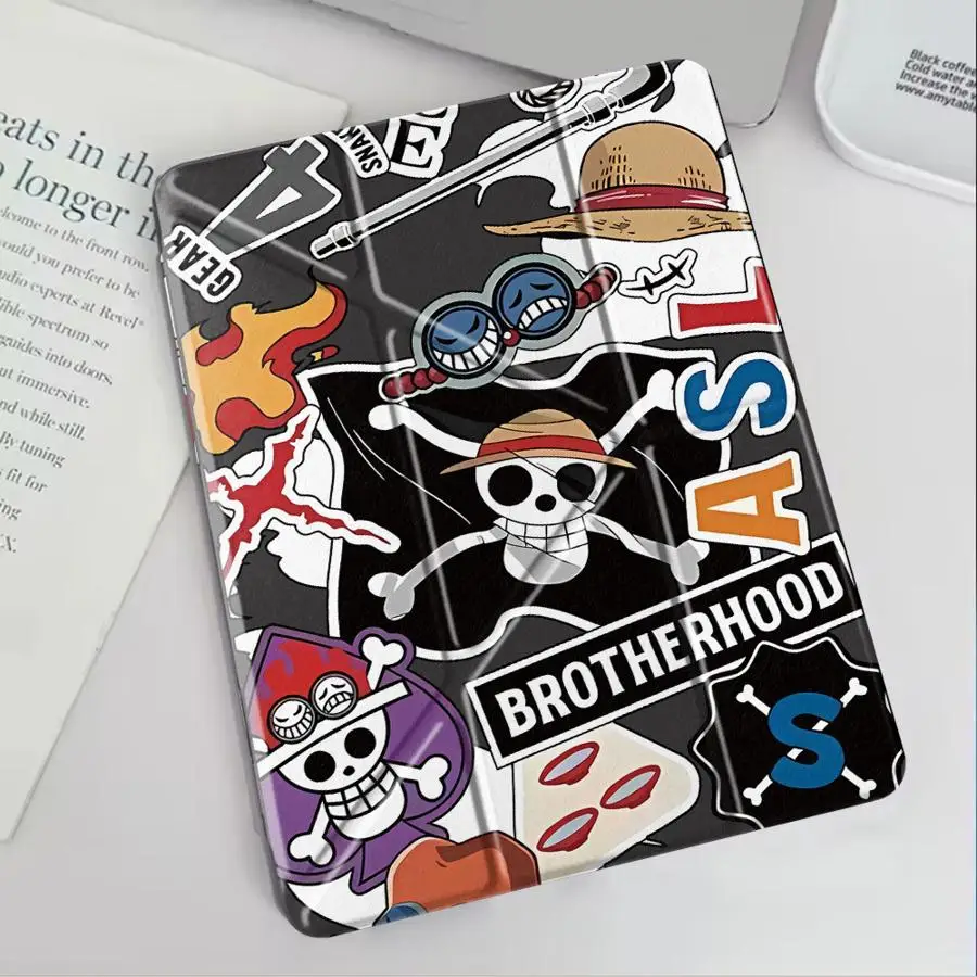 OneS P-ieceS Z-Zoro LuffyS Holder Cover Tablet Case For iPad Mini 6 7 Pro 11th 10th 9th 8th 7th 12.9inch Pro 2025 Air 4 5 M3 M2