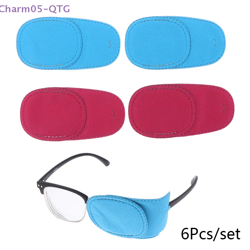 

Hot！6Pcs Eye Patch Amblyopia Eyeglasses Patches Kid Strabismus Treatment Vision Care