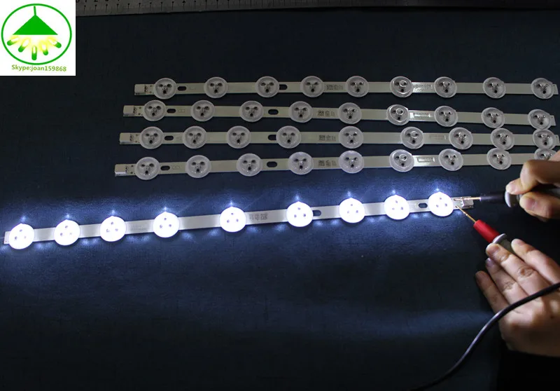 

FOR Original new LED strip for VESTEL 40L3433DG 40 "NDV REV1.0 VES400UNDC-01 40L1333DB 40L3453DB VES400UNDS-02