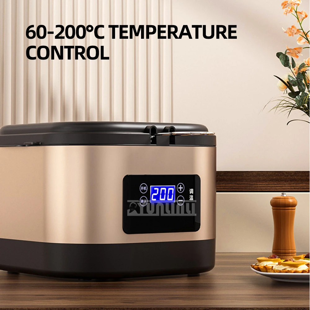 Household Electric Fryer Intelligent Deep Freidoras Con Aceite Temperature Adjustable Feidora Electrica Con Aceite