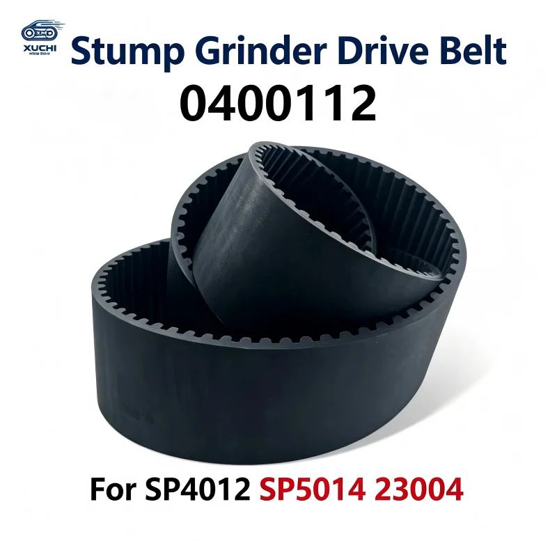 0400112 Heavy‑Duty Stump Grinder Drive Belt Compatible with SP4012 SP5014 and 23004 Wood Grinding Machine Repair Accessories
