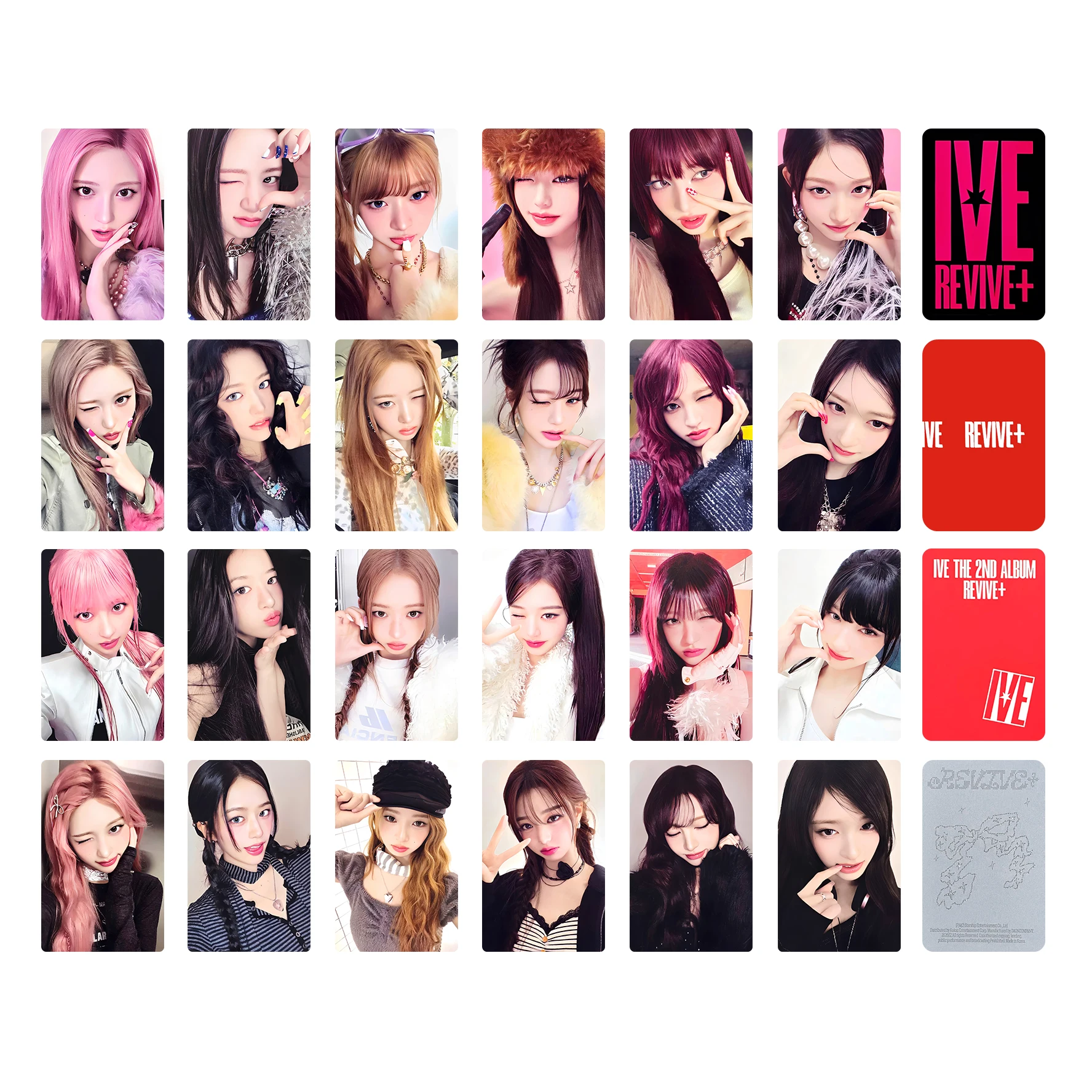 Glam Fur Style Collectible Lomo Photo Cards Paper Cards for Scrapbook Journal Collection Decor Gift