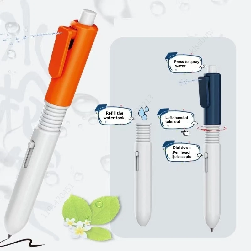 Bolígrafo De Broma Con Pulverizador De Agua – 2 En 1, Material ABS, Divertido Para Estudiantes, Ideal Para La Vuelta Al Cole