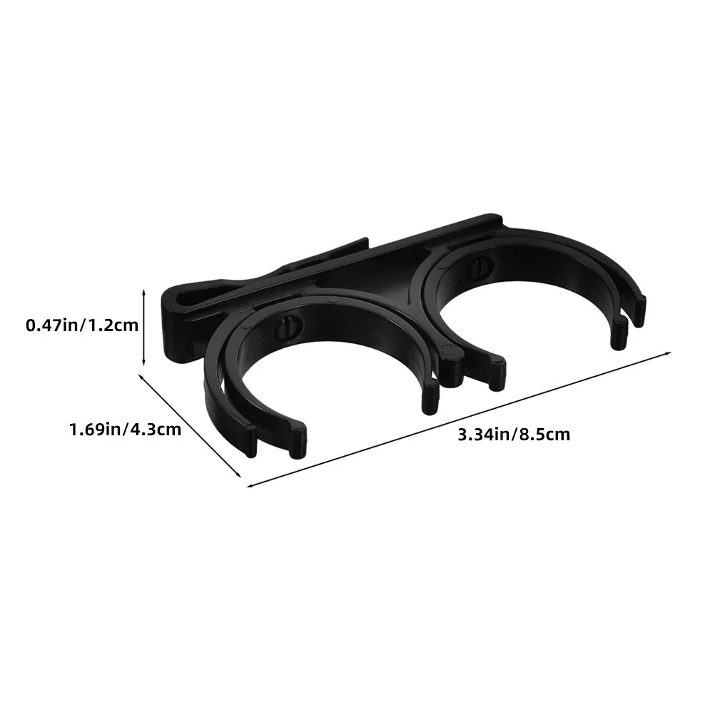 5Pcs Rotatable Golf Ball Holder Foldable Clip Compact Dual Ball Carrier Sturdy Lightweight for Golf Bag Waist Belt Use