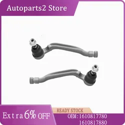 1Pair New Steering Rod Ball Pin Assembly Tie Rod Ball Joint 1610817780 1610817880 FOR 308 3008 5008 C4 C5