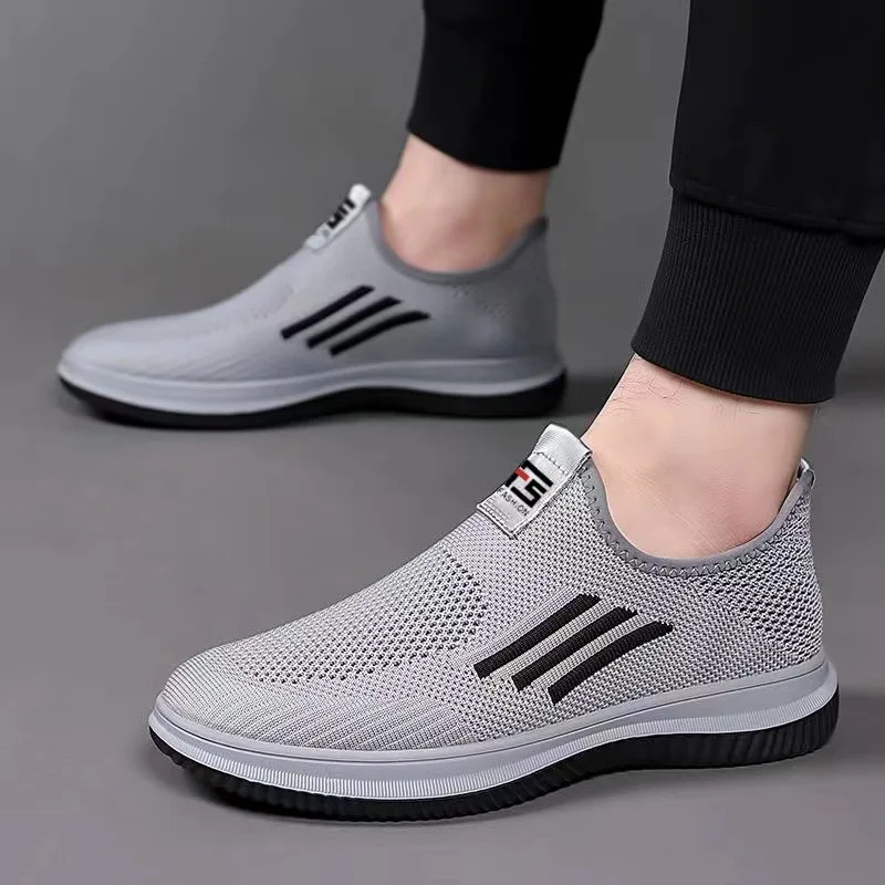 

2024 New Summer Breathable Mesh Shoes Casual Sports Shoes Men's Shoes Breathable Light Running Shoes Men's