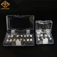 Caja de dientes de Odontología con película, caja de dentaduras, carillas, almacenamiento de materiales, dentista estético, herramientas de técnico Dental, 20/40 piezas