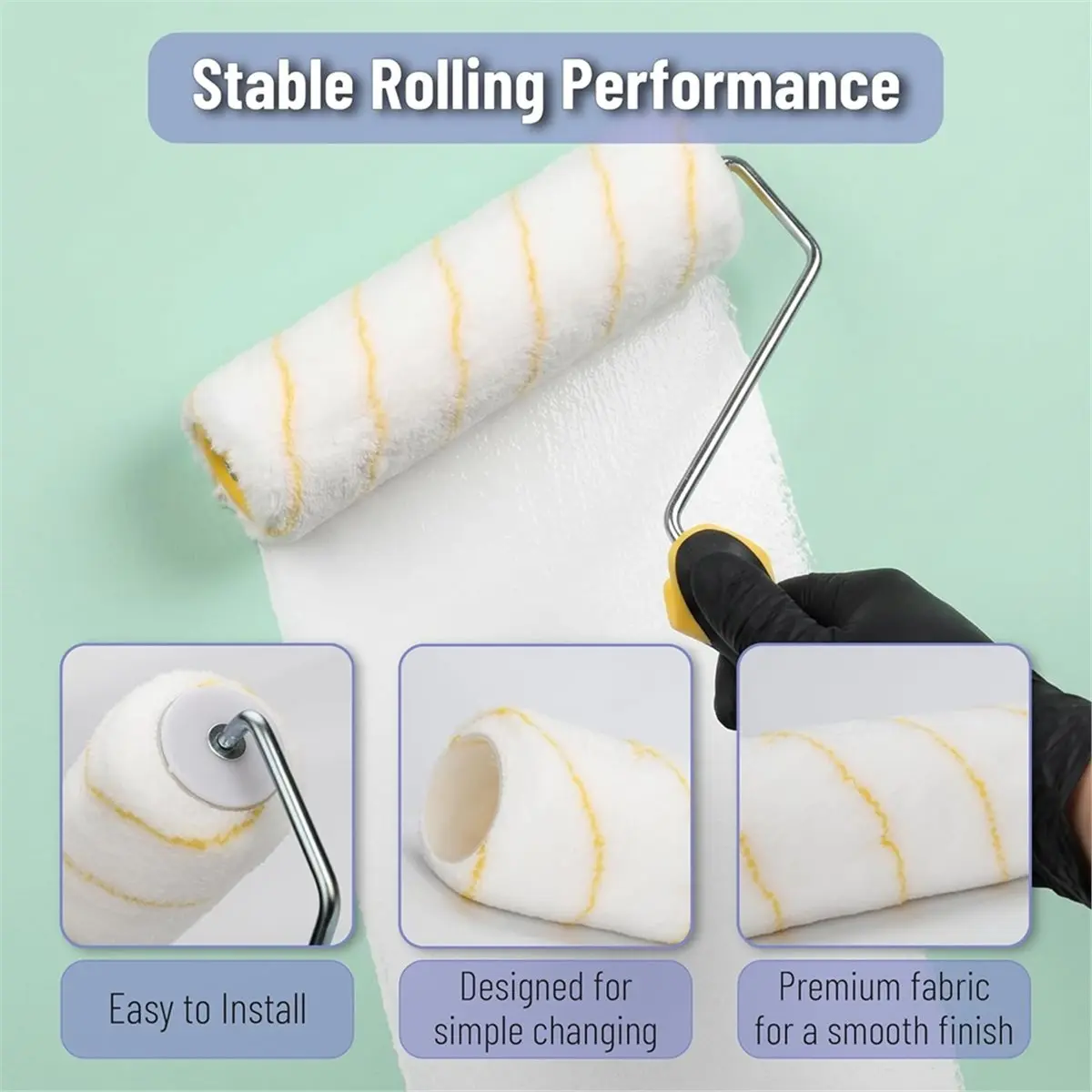 【MUST-HAVE LIST】 9-Inch Paint Roller Set - New Wall Painting Tool Kit