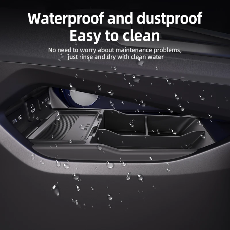 2025 For Geely Preface Silicone Center Console Below Storage Box Central Control Organizer Mat Car Interior