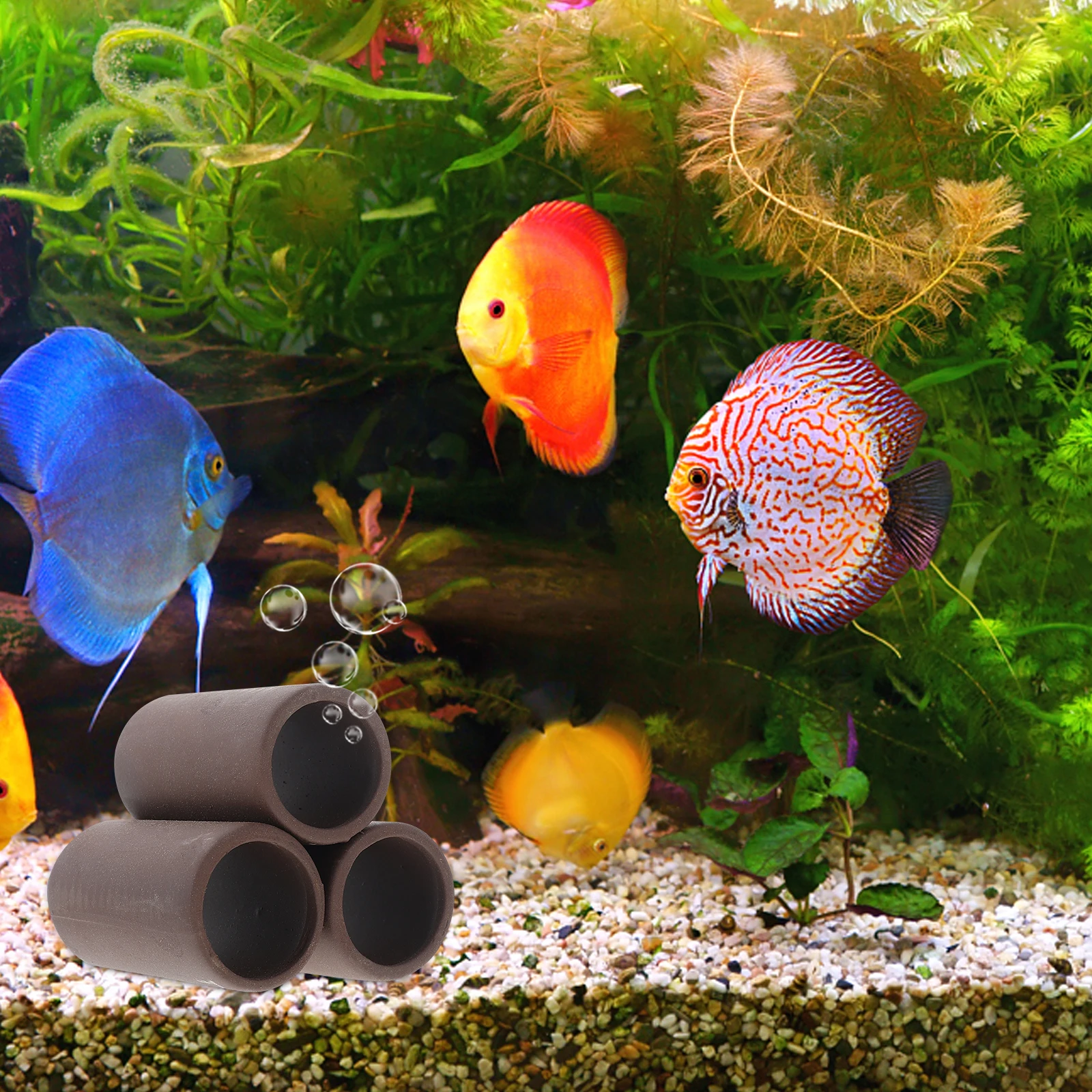 

Fish Tank Clay Pot Aquarium Decor Shrimp House Natural Material No Harm Easy Clean Lifelike Adornment Hideaway