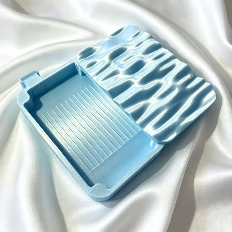 Plateau magnétique créatif à effet d'ondulation pour peinture diamant, boîte de rangement DIY pour tri de strass, organisateur d'accessoires d'artisanat