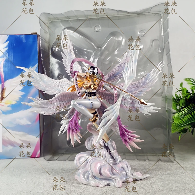 

In Stock 28cm Digimon Adventure Angewomon Figure Archery Themed Collectible Doll Statue For Kids Customized Toy Model Doll Gifts