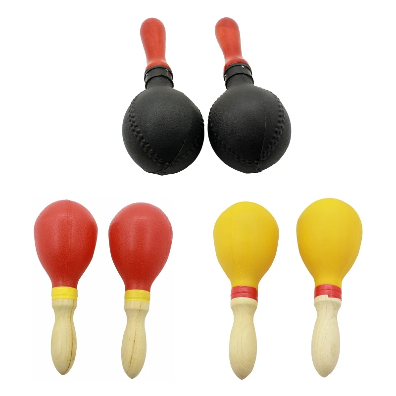 Baby Maracas Educational Toy Plastic Sand Hammer Maraca Rattle Shaker Musical Instrument Percussion for Party KTV Shaker