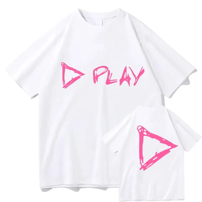 

Summer men's Ed Sheeran Play Album pattern print 100% pure cotton round-neck short-sleeved T-shirt Street hip-hop clothing