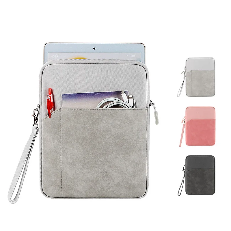 Soft Tablet Liner Sleeve Pouch Bag For IPad mini 3/4/5/6 7.9 8.3 Air6 11 10.5 Pro 9.7 10.2 10.9 Cover For Samsung New iPad2024