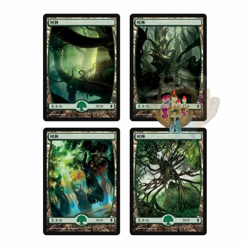 cartas-do-jogo-de-tabuleiro-terra-basica-de-ferro-com-tematica-de-fantasia-moderna-em-ingles-e-chines-simplificado