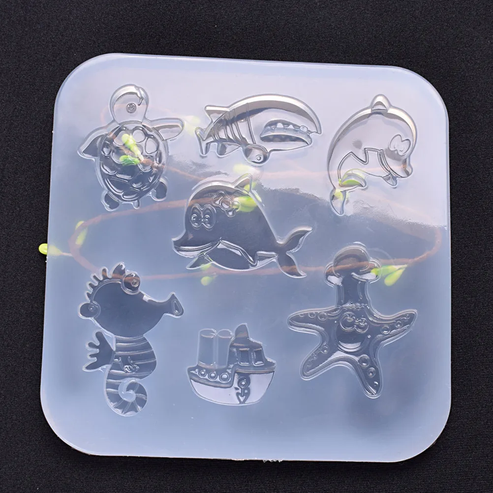 Silicone Marine Animal Dolphin Cake Mold For Home Baking Party Desserts Jelly Ice