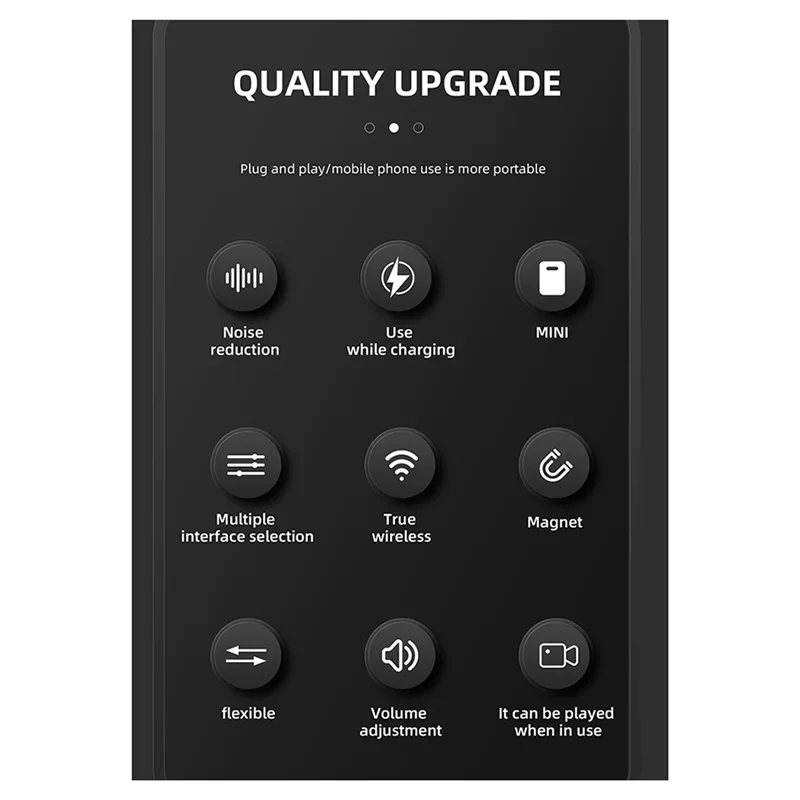 New!S52 2.4G Wireless Lavalier Radio Recording Microphone AI Noise Reduction For Iphone15 Tablet Laptop Live Streams Outdoor