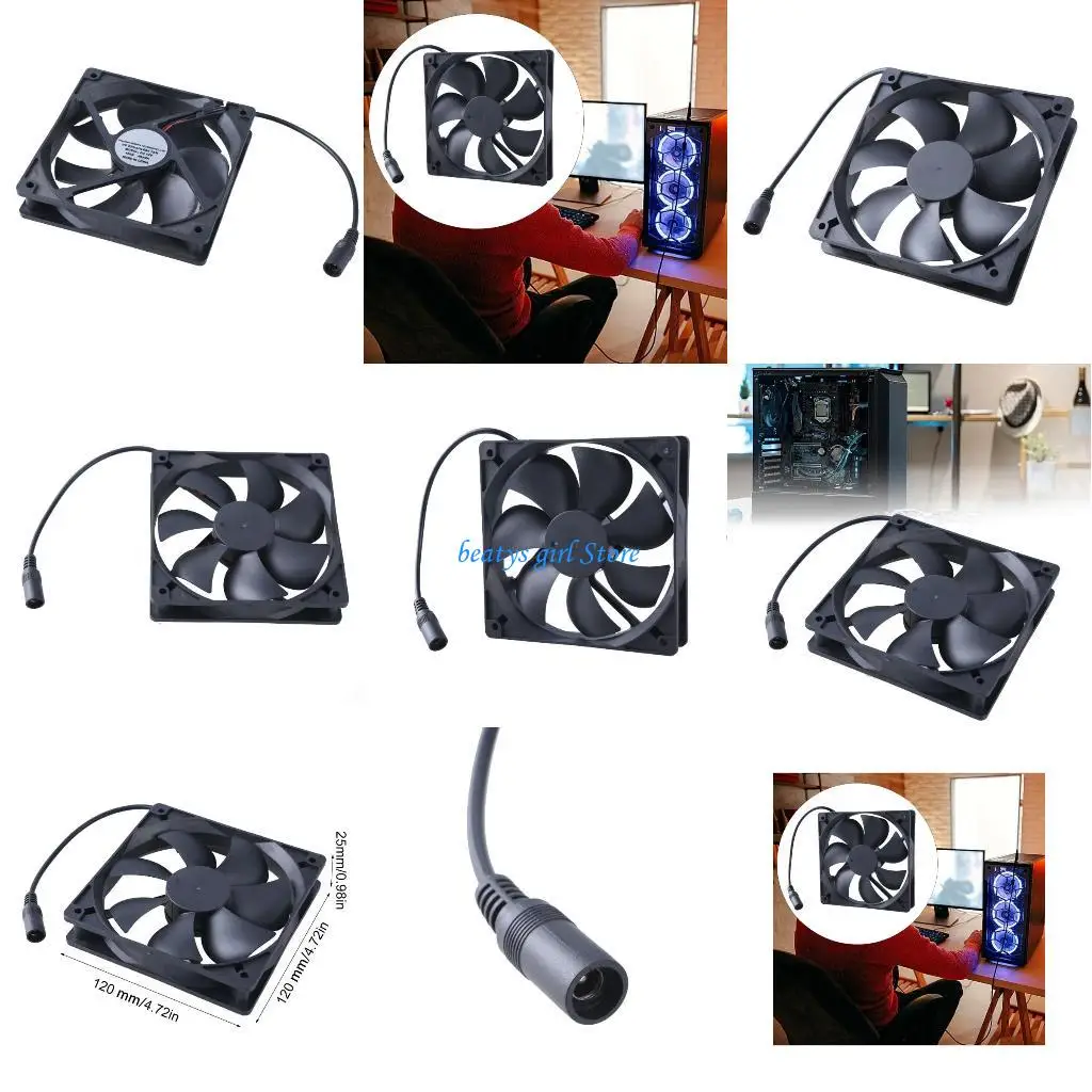 

C7AB SUPERVION 120 -мм CASE COLERS FEANTER 4 PWM для маршрутизатора и охлаждения DVR