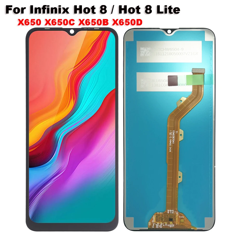 TFT LCD Screen For Infinix Hot 8 6.52 