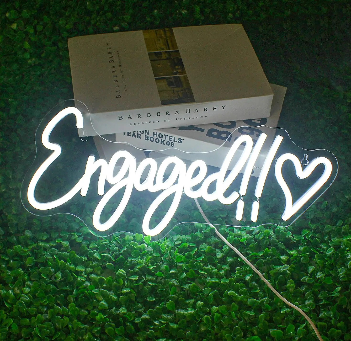 

Engaged Neon Sign USB Powered Wedding Neon Lighting Effect Neon Signs Light for Memorial Day Party Decor Engagement Wall Decor
