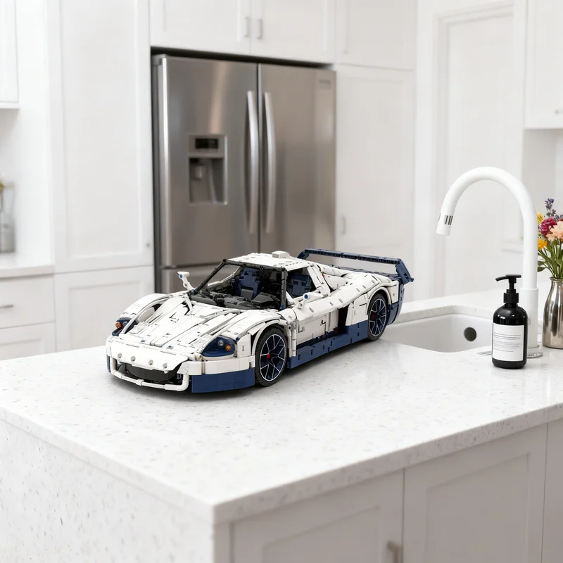

3987pcs MOC Maserati MC12 1 8 White Technical Model Building Blocks Creative Display Gift Collectible Decor Kids Premium Adult