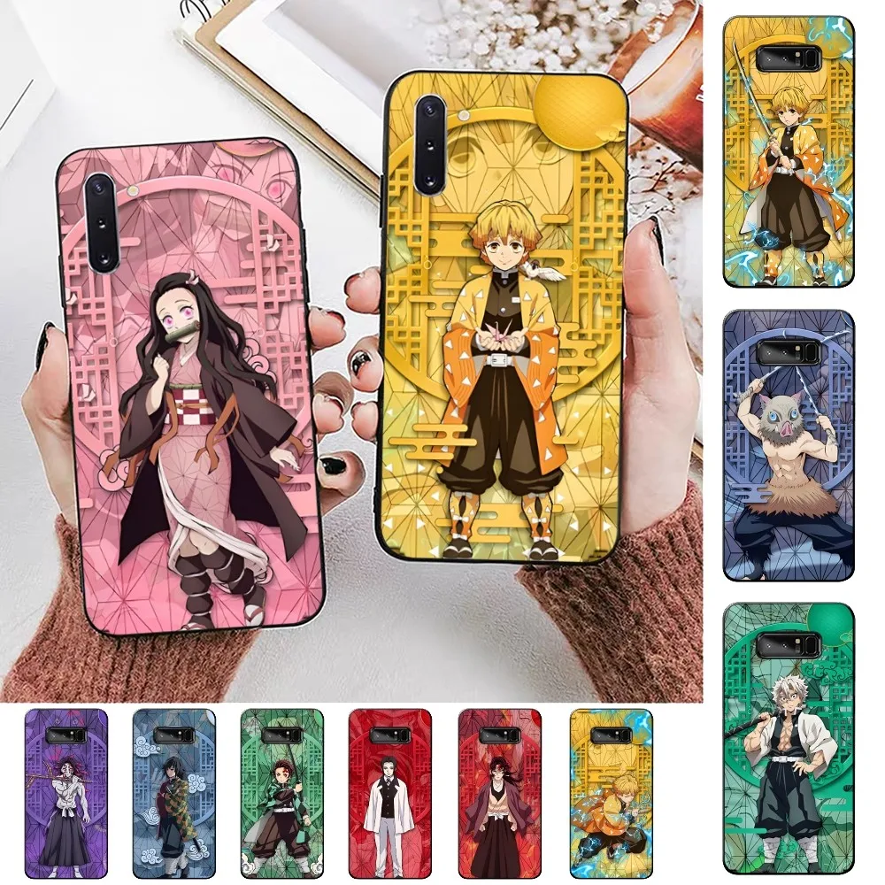 Demon Slayerเคสโทรศัพท์สําหรับSamsung Note 8 9 10 20 Pro Plus Lite M 10 11 20 30 21 31 51 21 22 42 02 03