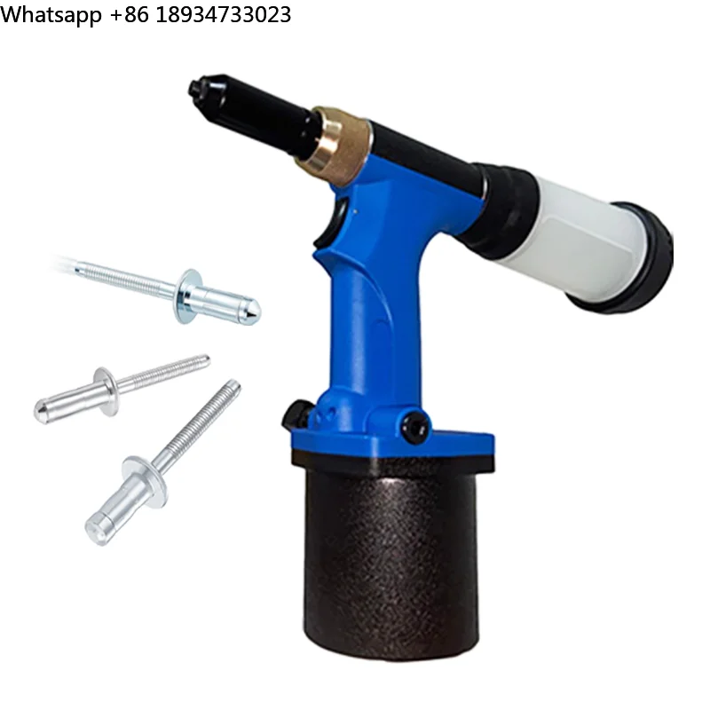 

Сверхмощная пневматическая глухая заклепка с воздушной гидравлической мощностью для применения 2,4-6,4 мм, профессиональный заклепочный инструмент