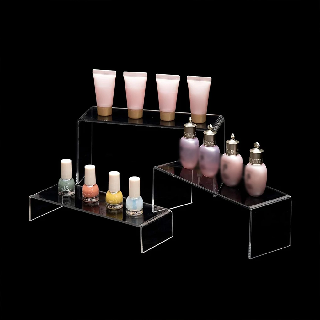 3pack/lot Food Display Stand Unique U-shaped Structure Enhancing Storage Effect Perfume Cosmetics
