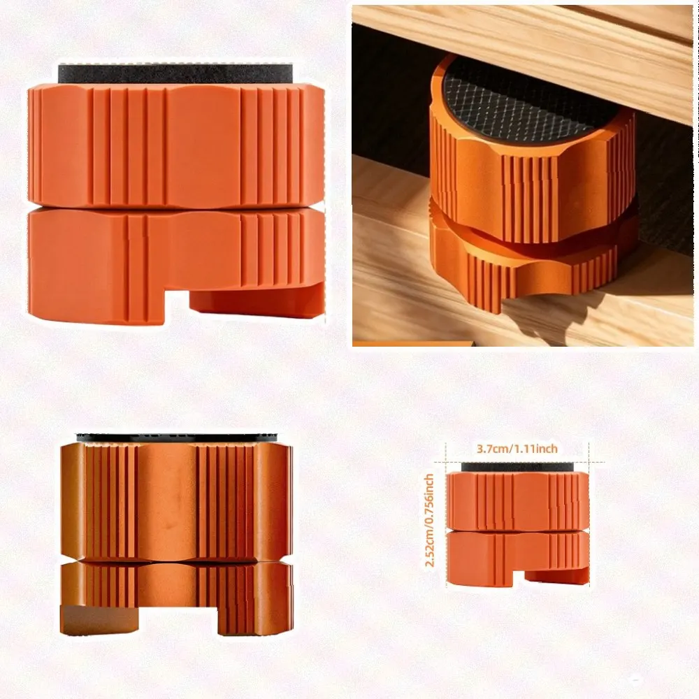 Drawer Panel Support Rotating Adjustment Mechanism Aluminum Alloy Plastic Build 22x31mm Size for Furniture Use