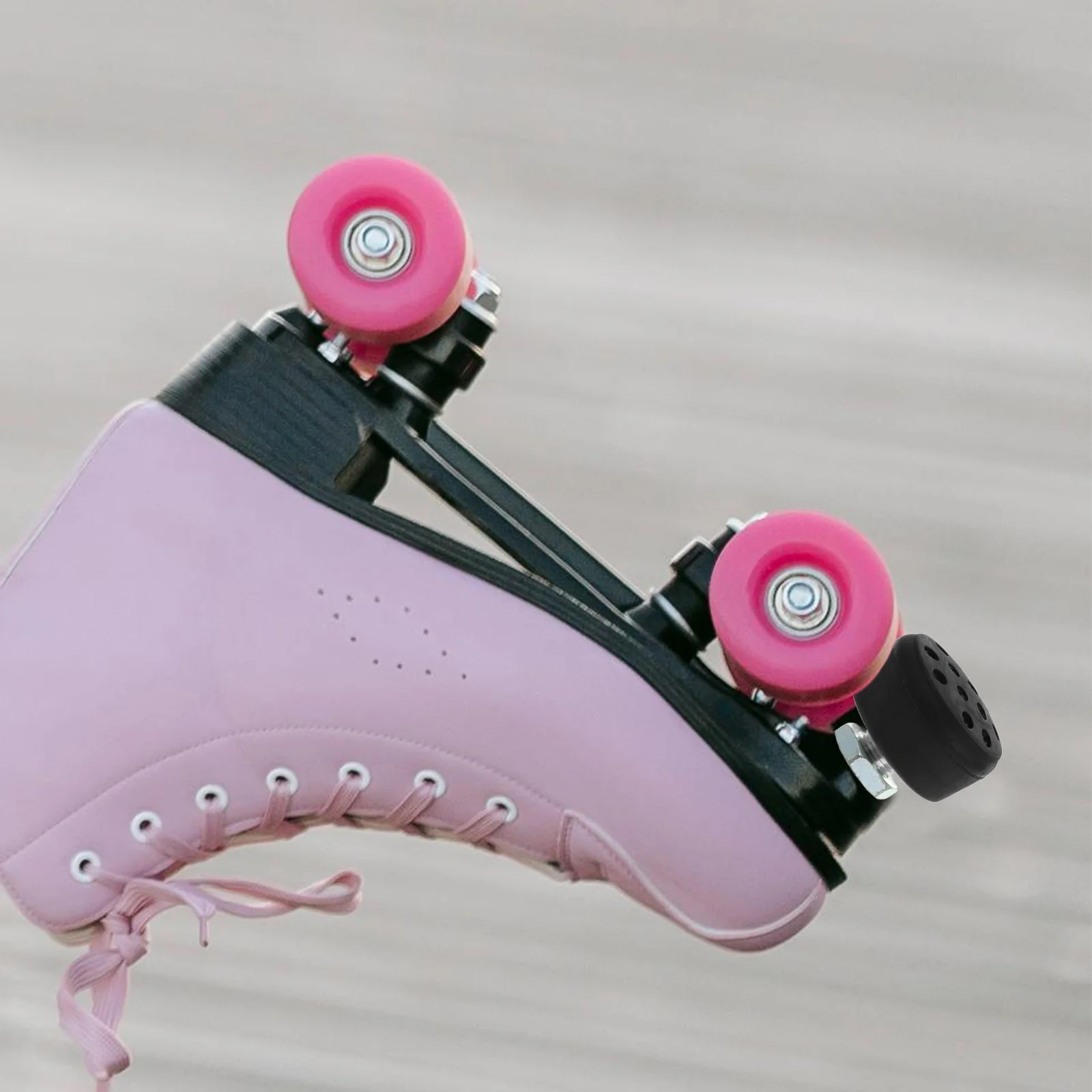 

2pcs Adjustable Rubber Brake Head For Roller Skates Replacement Toe Stops Gumball Jam Plugs Durable Skate Stoppers Roller Skate