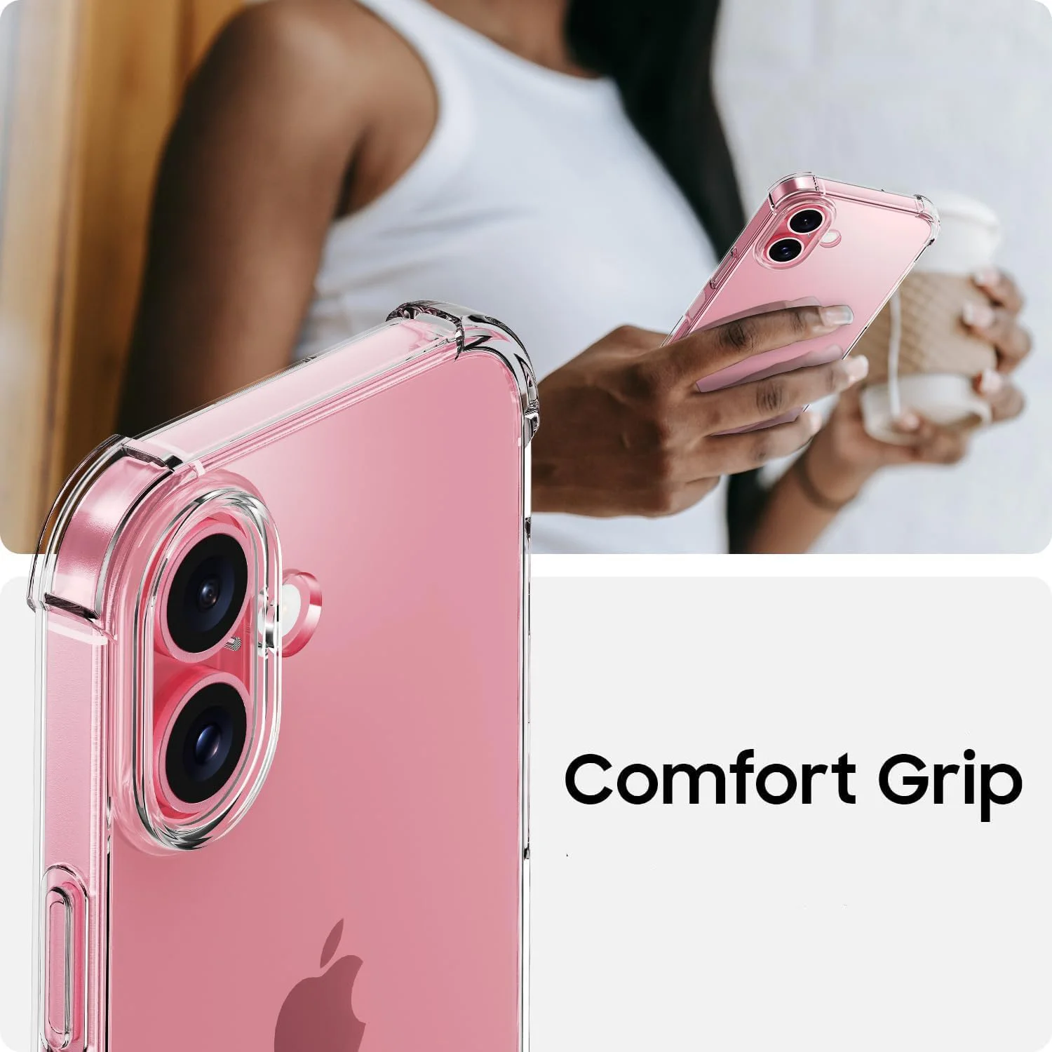 Luxury Shockproof Clear Phone Case For iPhone 16 15 13 12 11 14 Pro Max Mini XR XS 7 8 6 Plus Silicone Bumper Transparent Cover