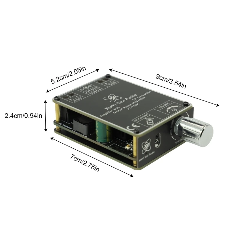 مكبر صوت ستيريو موسيقى Xyy50h 50 wx2 ، لوحة طاقة ، قابل للتعديل ، شحن مجاني