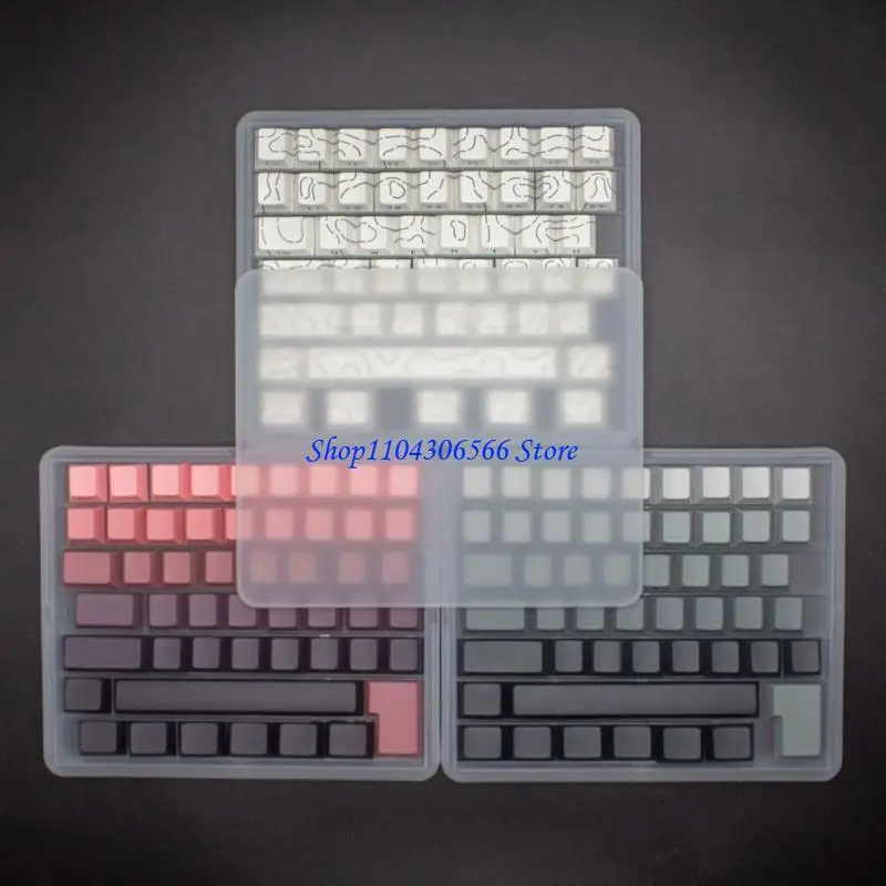 02DD 3Level Plastic Keycaps Storage Case Container Secure Stacking Systems For Gamers And Office Professionals
