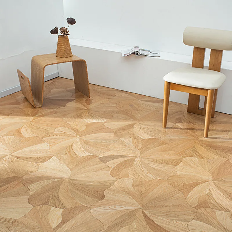 

Parquet floor special-shaped lotus art multi-layer pattern special-shaped floor