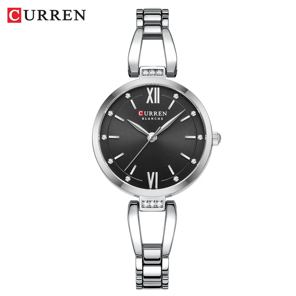 CURREN Luxury Brand Women\'s Watches Elegant Fashion Quartz Watch Gold Stainless steel Waterproof Original Female Wrist watch