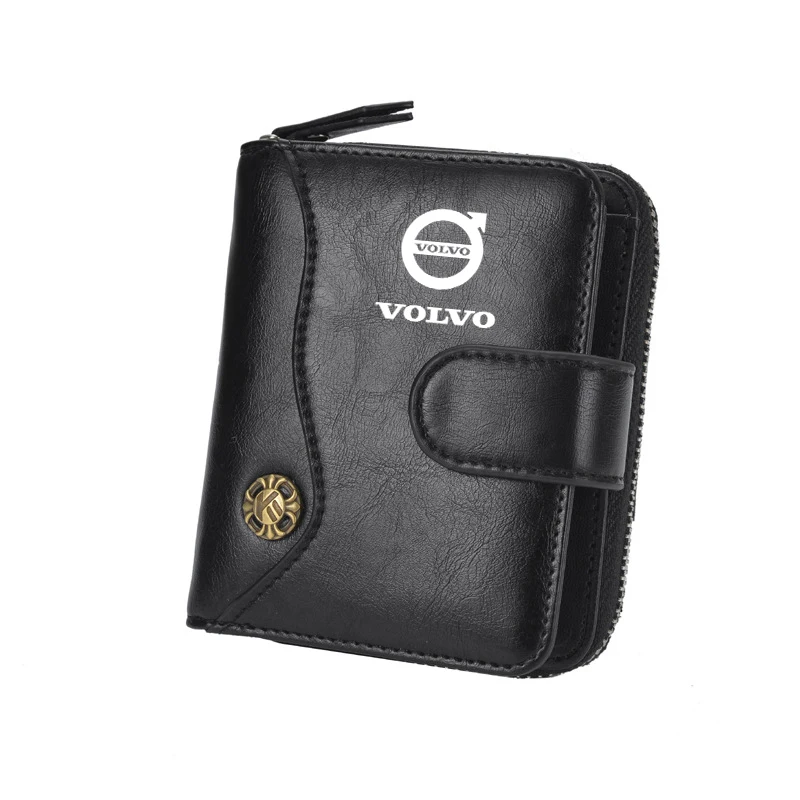 

Vintage Tower Buckle Wallet Wallet Bank Card Coin Purse For Volvo XC90 S60 V40 XC60 S80 S40 V70 V50 S90 T6 V60 V90 XC40 XC70 C30