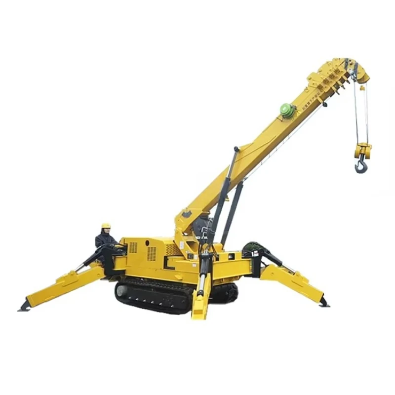 Customized Remote Control 5 Ton Spider Crawler Crane Hot Sale Diesel Mini Heavy Mobile Crawler Spider Crane