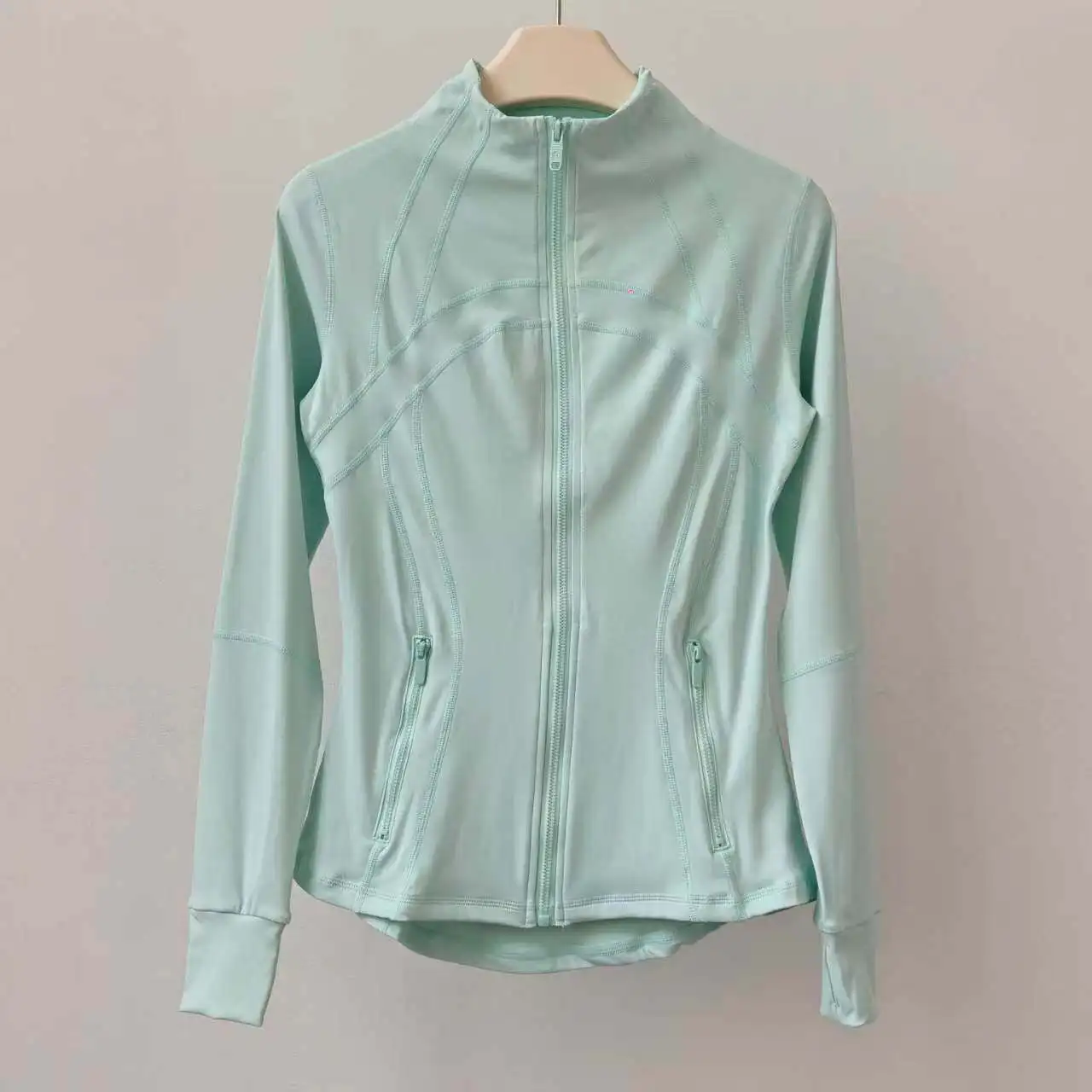 Yoga Clothing Jacket Women Slimming Running Training Sports Stand-up Collar Long-sleeved Fitness Clothing Body-slimming Pilates - view 3