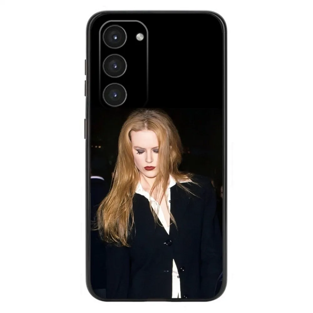 Nicole K-Kidman Phone Case For Samsung Galaxy A20,A21s,A22,A31,A32,A52,A53,A72,73,A80,A91 Soft Liquid Silicone Black Cover