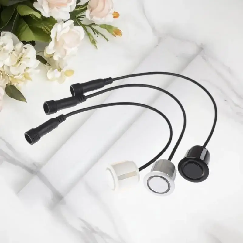Car Parking Sensor 18.8mm Reversing-Radar Probe Upgrade Cable Car Reverse Parking Waterproof Sensor Sound