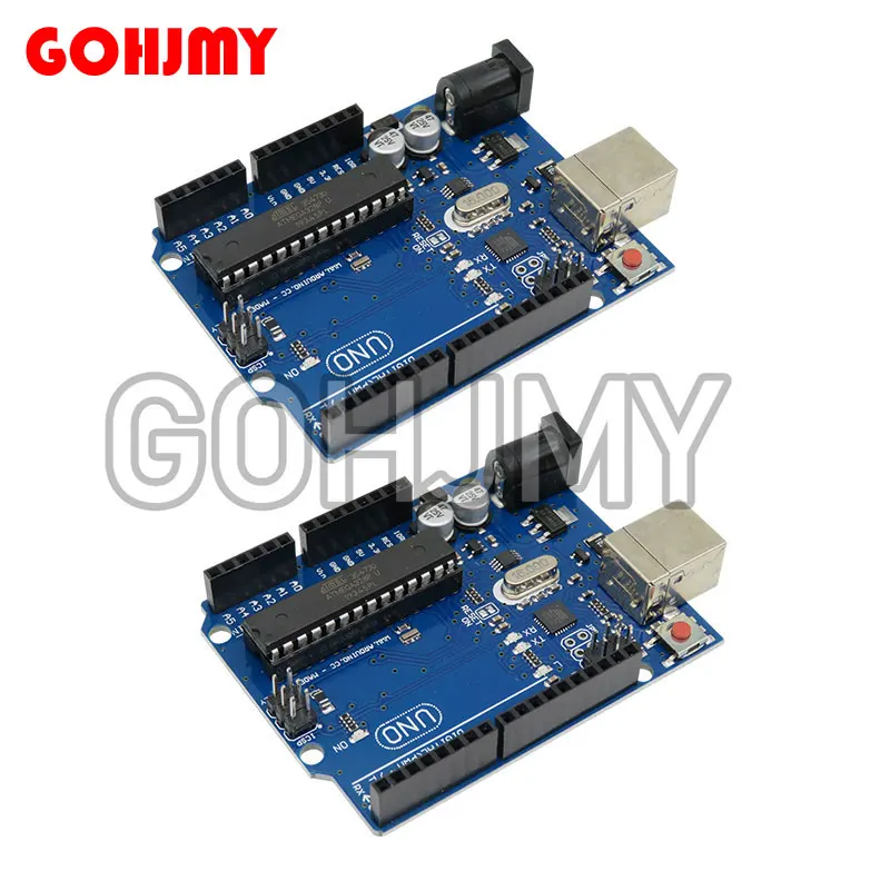 1PCS/LOT UNO R3 Official ATMEGA16U2+MEGA328P Chip For Arduino UNO R3 Development board + USB CABLE